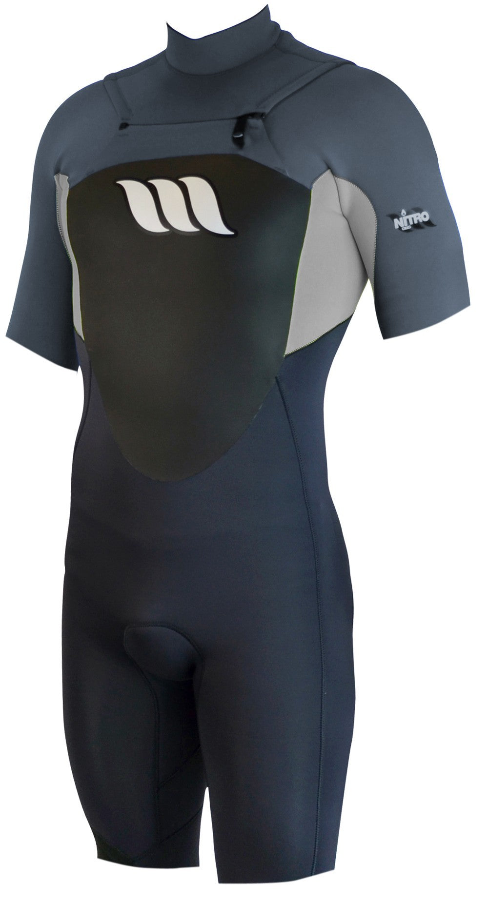 WEST - Combinaison surf - Nitro Shorty 2/2mm front zip - Graphite