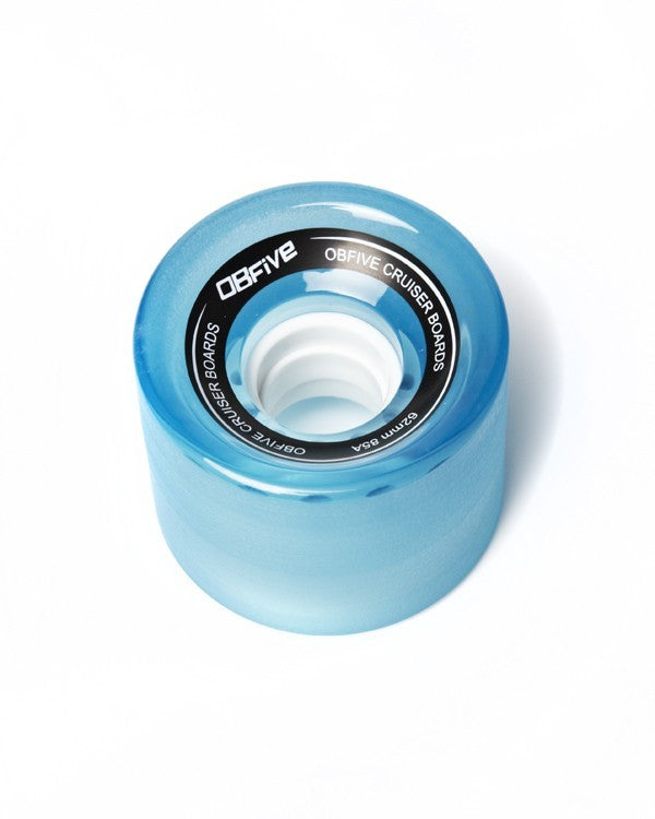 OBFIVE - 4 Roues skateboard - Cruiser Wheel 62mm 85a - Bleu