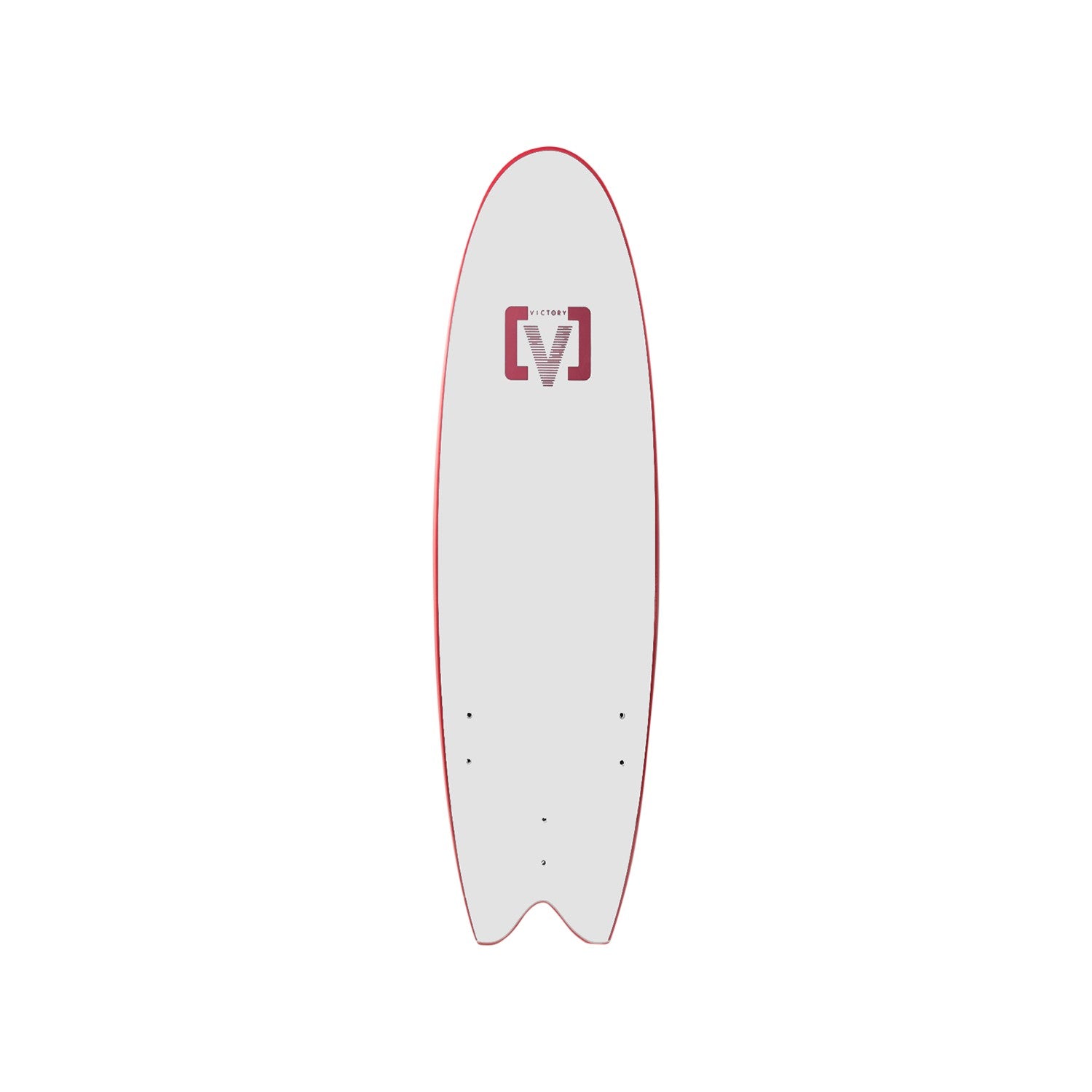 VICTORY - EPS Softboard - Planche de surf en Mousse - Fish 6'6 - Red