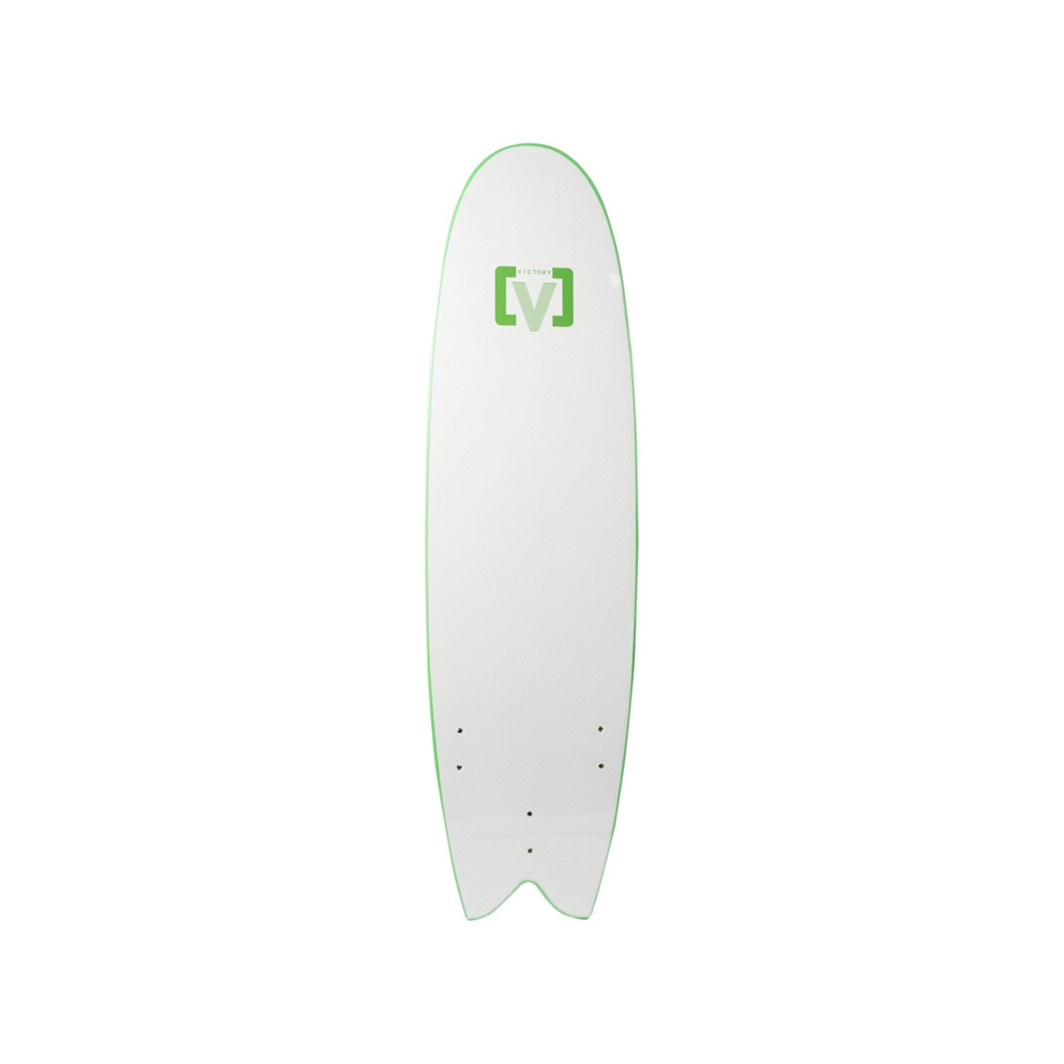 VICTORY - EPS Softboard - Planche de surf en Mousse - Fish 6'6 - Green