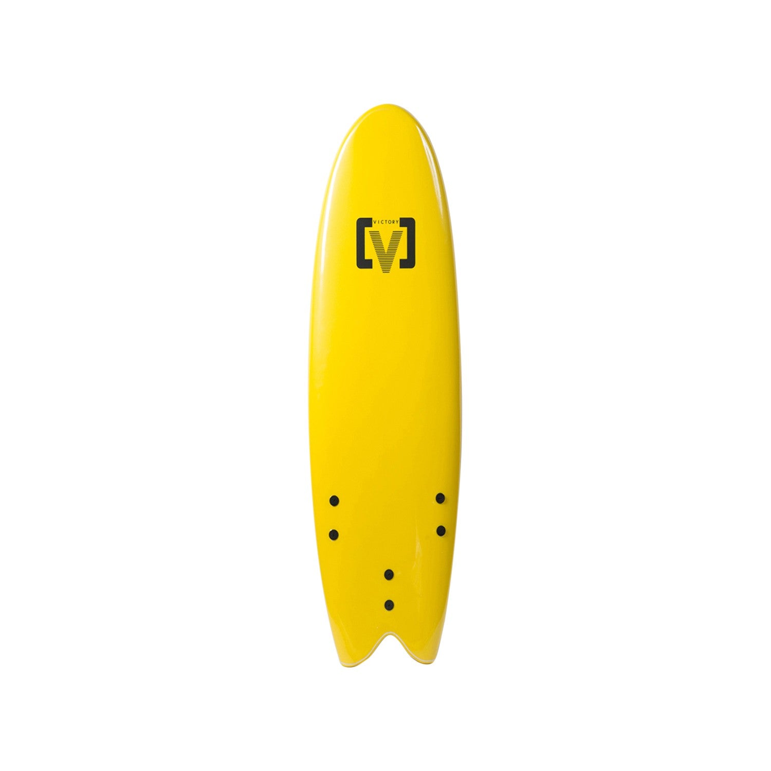 VICTORY - EPS Softboard - Planche de surf en Mousse - Fish 6'6 - Yellow
