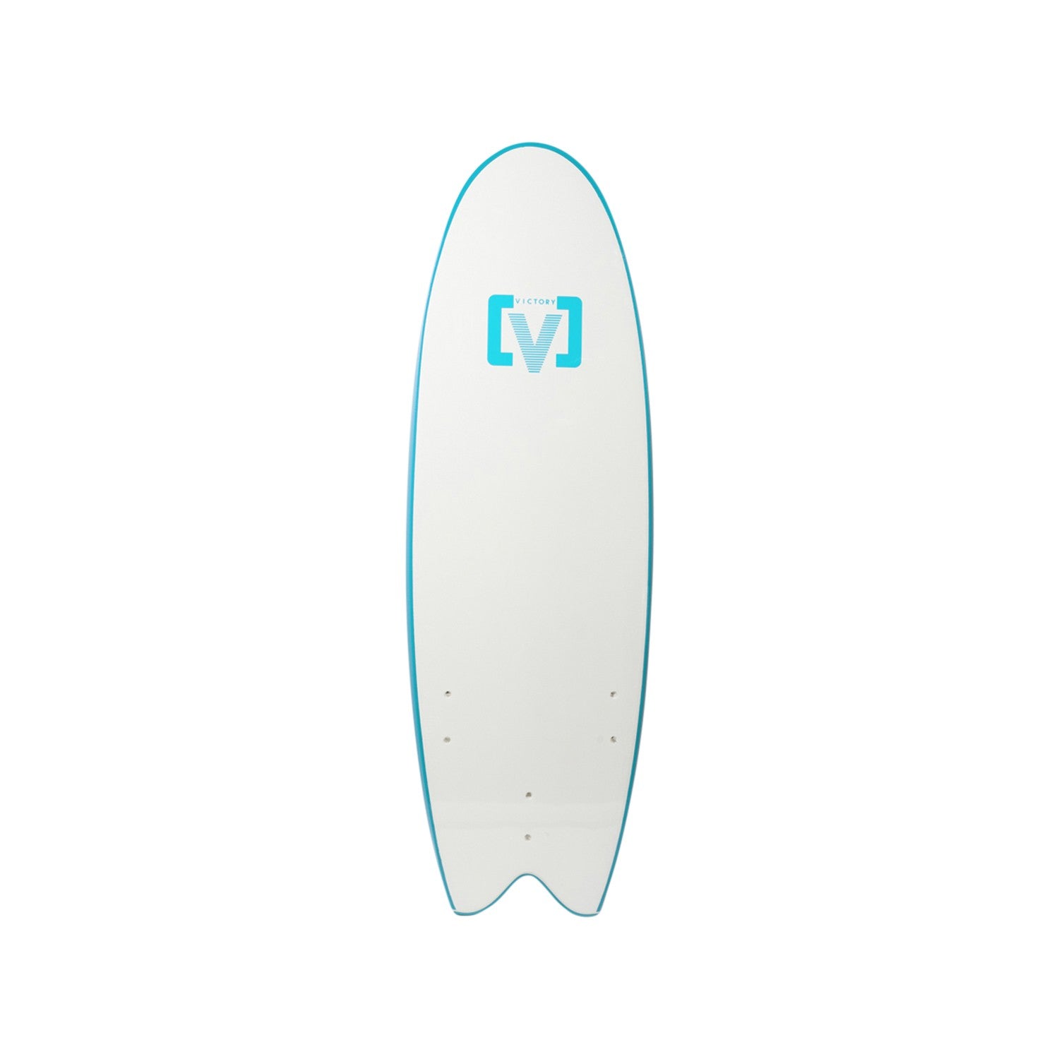 VICTORY - EPS Softboard - Planche de surf en Mousse - Fish 5'6 - Light Blue