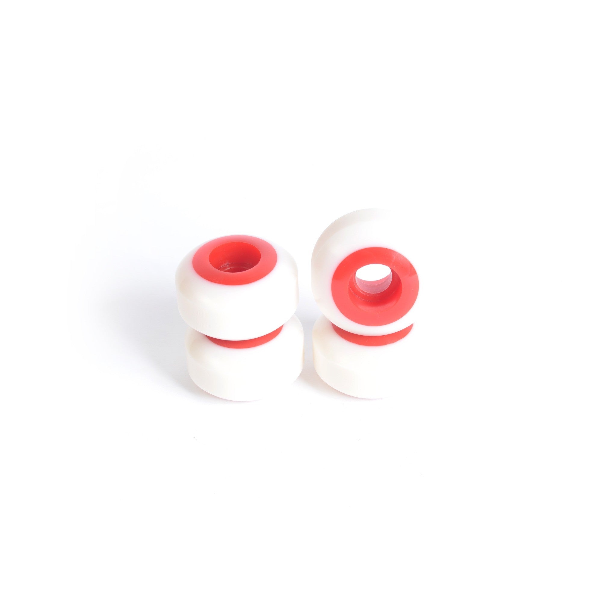 Roues skateboard - YOCAHER 52x31mm 99a - White/Red