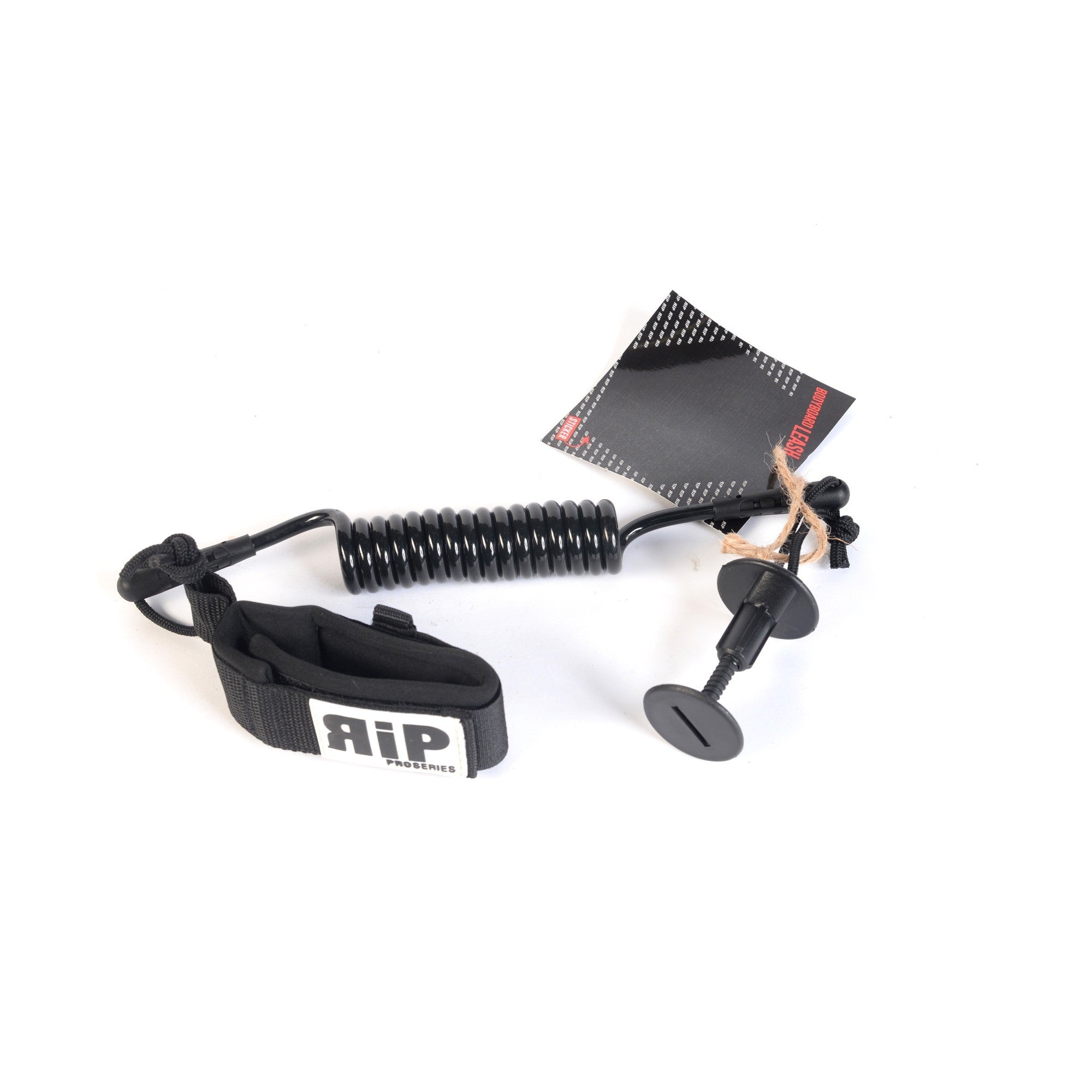 RIP - Leash Poignet Bodyboard No Swivel - Black