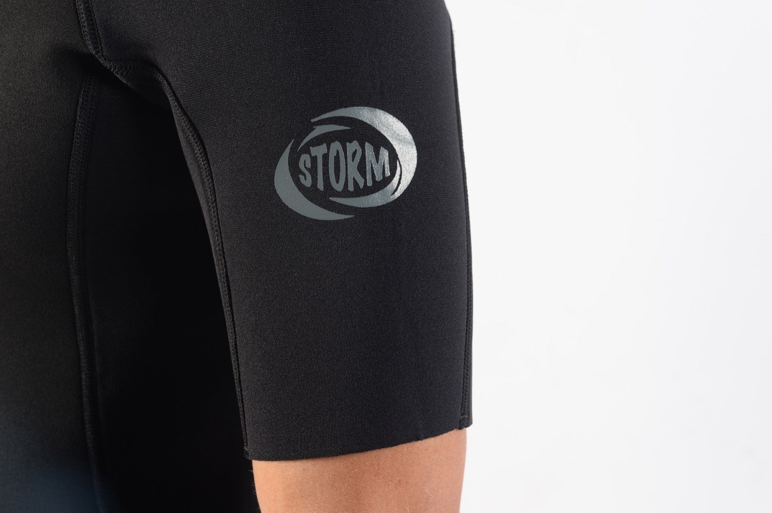 STORM - Combinaison de surf - Shorty 2mm - Back Zip - Black