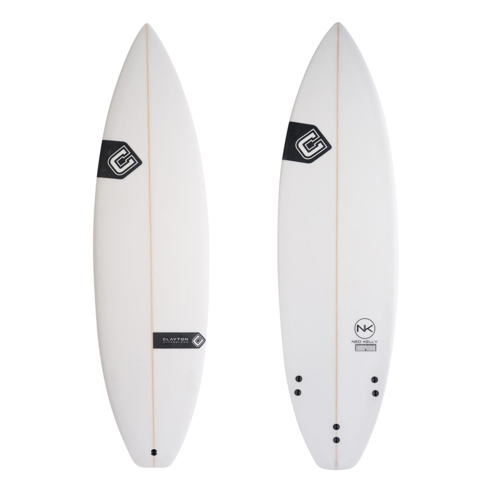 CLAYTON Surfboards - Ned Kelly (PU) FCS - 5'8