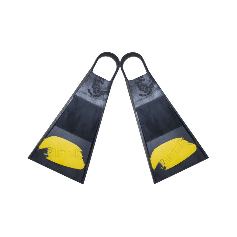 VIPER FINS V5 - Aletas de bodyboard y bodysurf - Negro / Amarillo