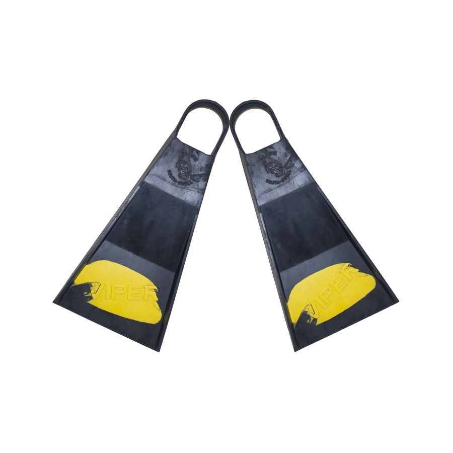 VIPER FINS V5 - Palmes bodyboard & bodysurf - Black / Yellow