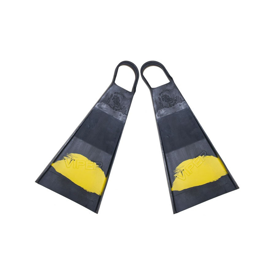 VIPER FINS V7 - Palmes bodysurf V7 - Black / Yellow