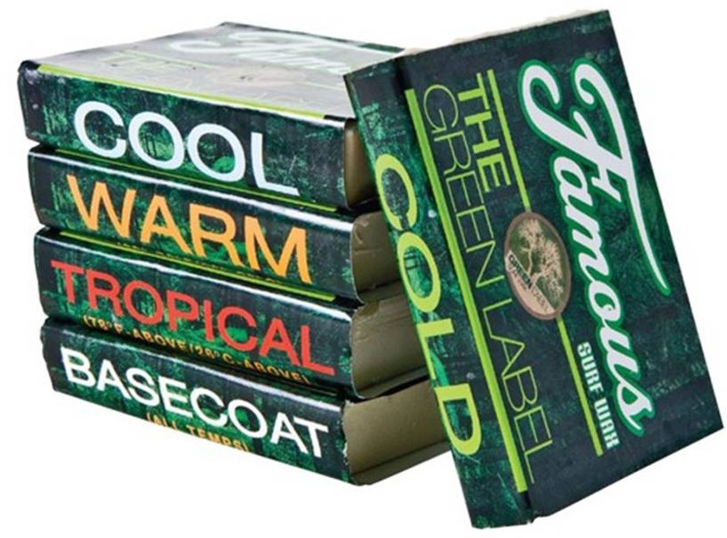 FAMOUS - Surf Wax - Green Label - COLD