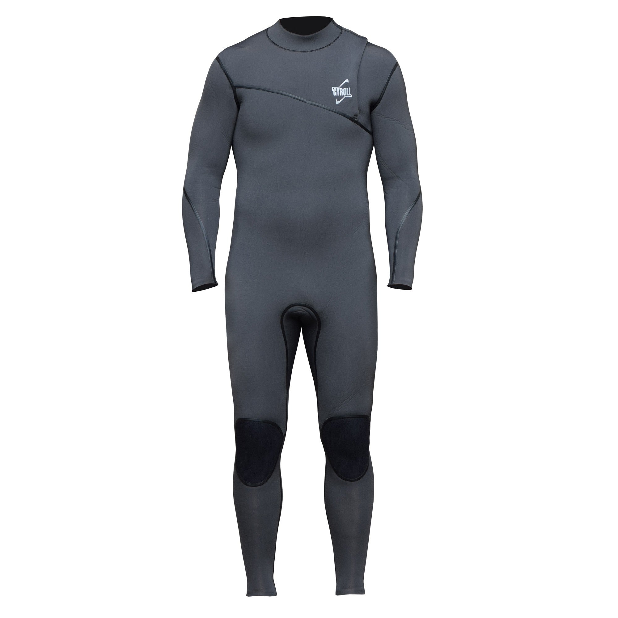 GYROLL Wetsuit - 4/3mm Shield Zipperless - Silver