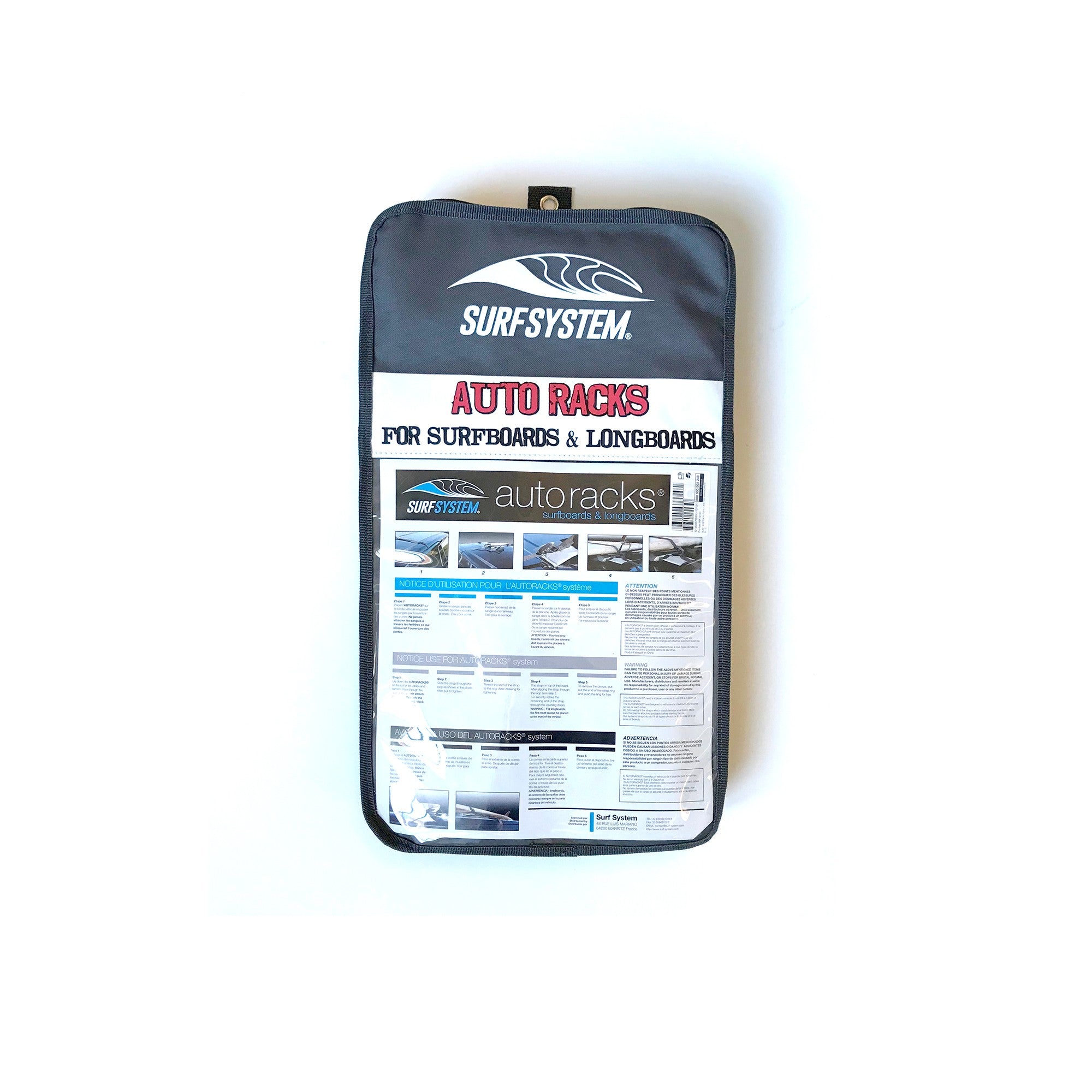 SURF SYSTEM Auto Racks Standard - Portaequipajes de espuma (Surf, Longboard)