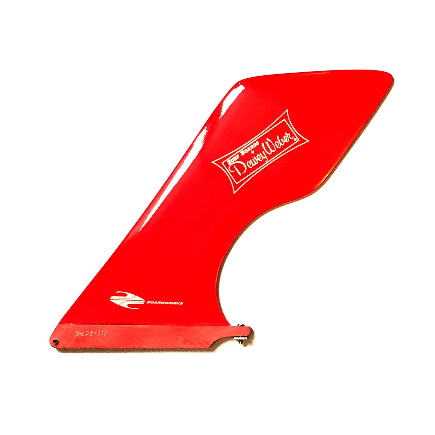 Dewey Weber - Aleta Hatchet 10.0 de Boardworks - Rojo