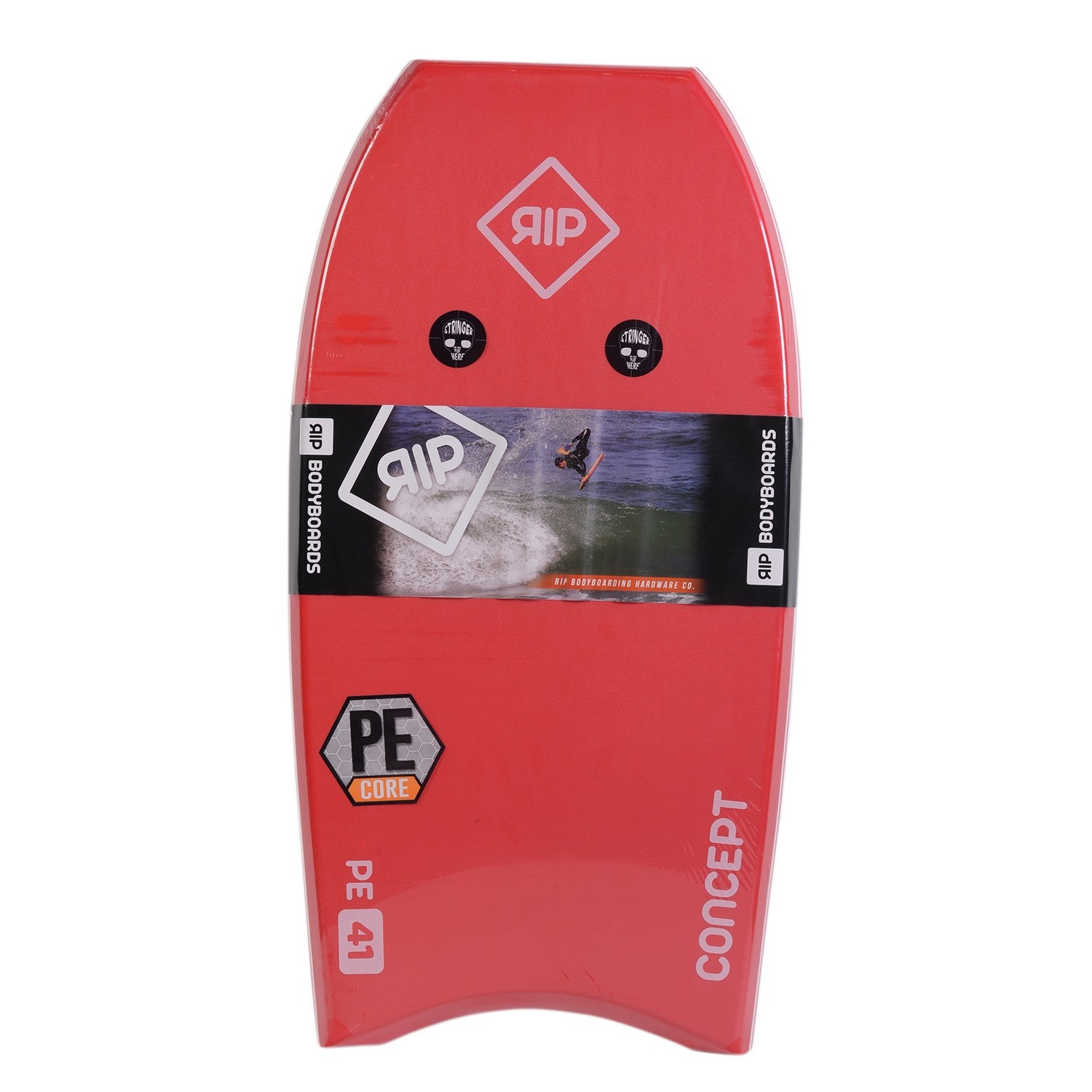 RIP Bodyboard - Concept (PE) Stringer - Red / White