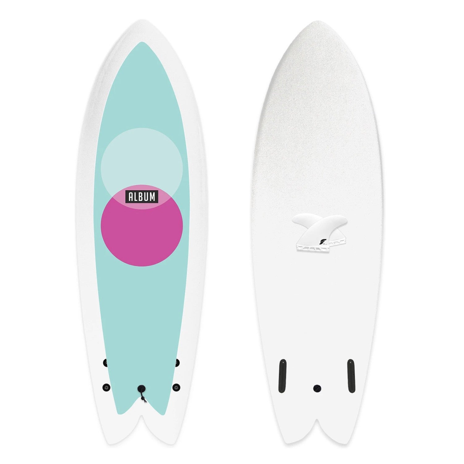 ALBUM Surfboards - Presto Fish 5'7 Soft Top - Seafoam