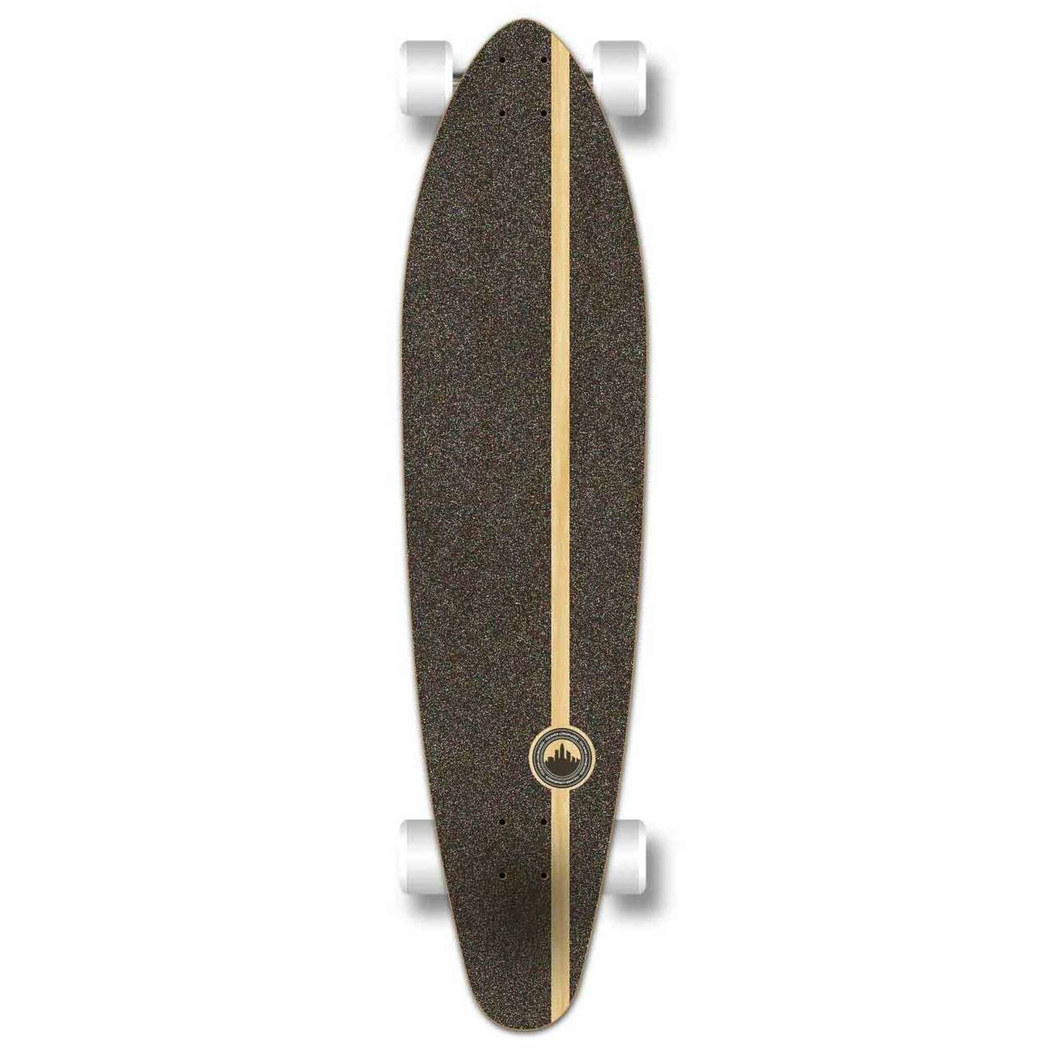 YOCAHER - Crest Burgundy Kicktail Longboard - Planche Complete