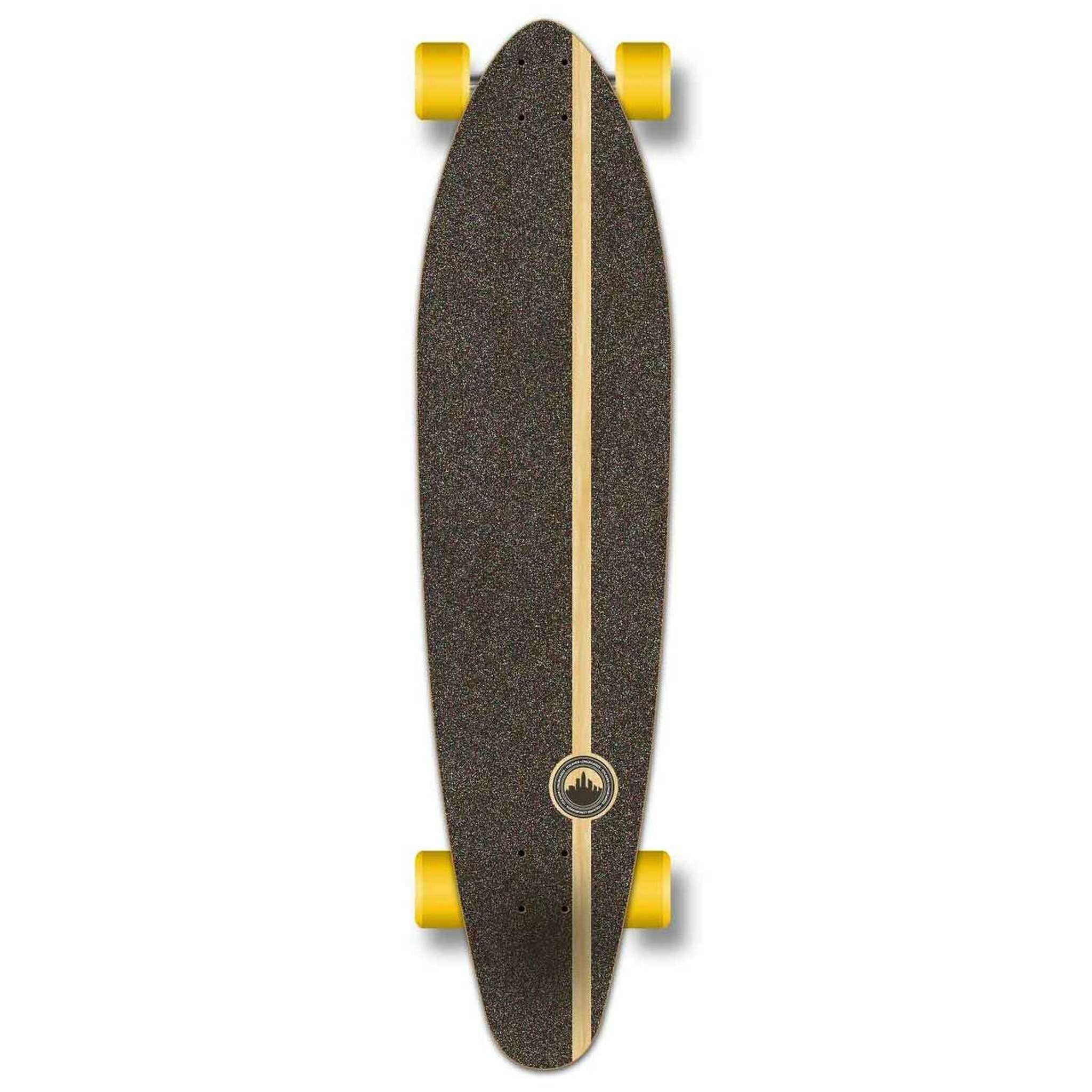 YOCAHER - Tiedye Rasta Kicktail Longboard - Planche Complete