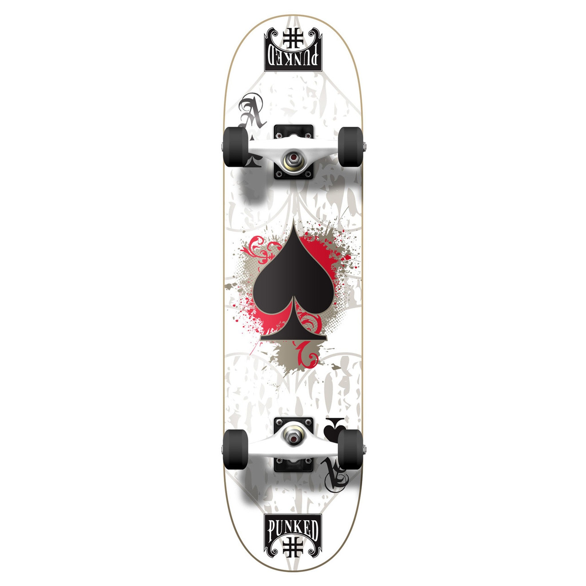 YOCAHER Ace White - Skateboard Street - Planche Complete