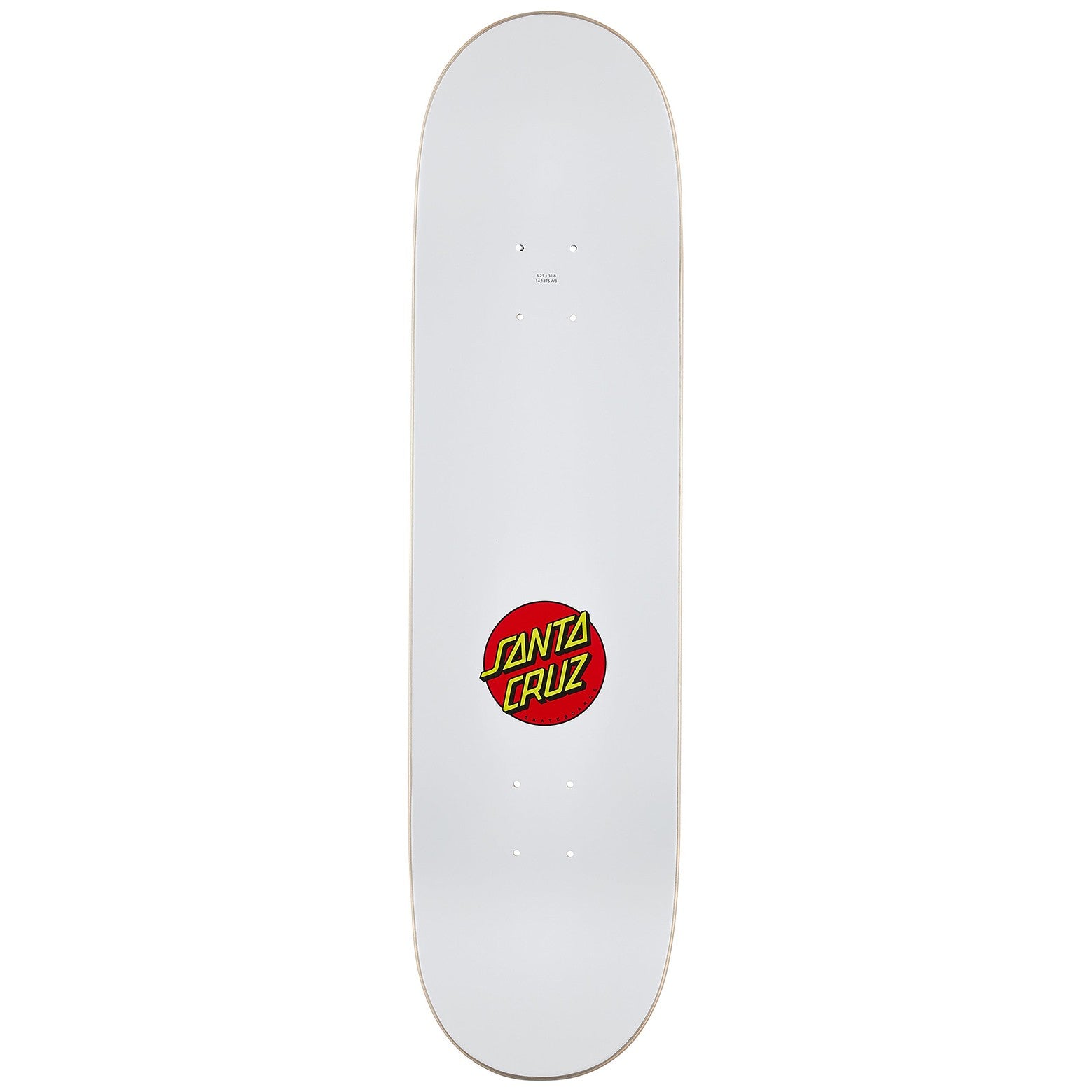 Santa Cruz - Screaming Hand Deck 8.25 - White