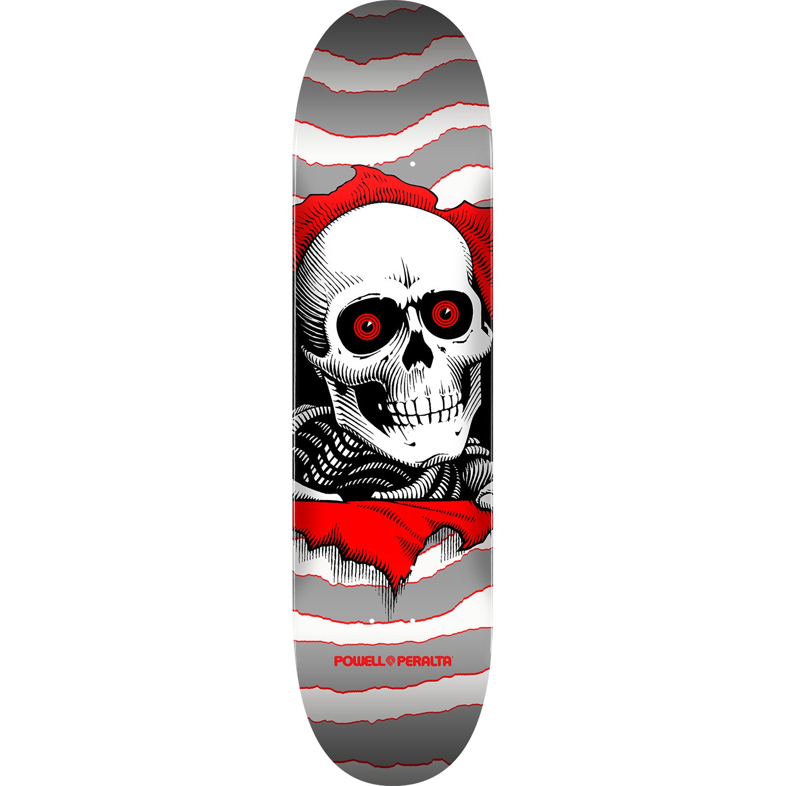 Powell Peralta - Cubierta Ripper 8.0 x 31.45 pulgadas - Plata