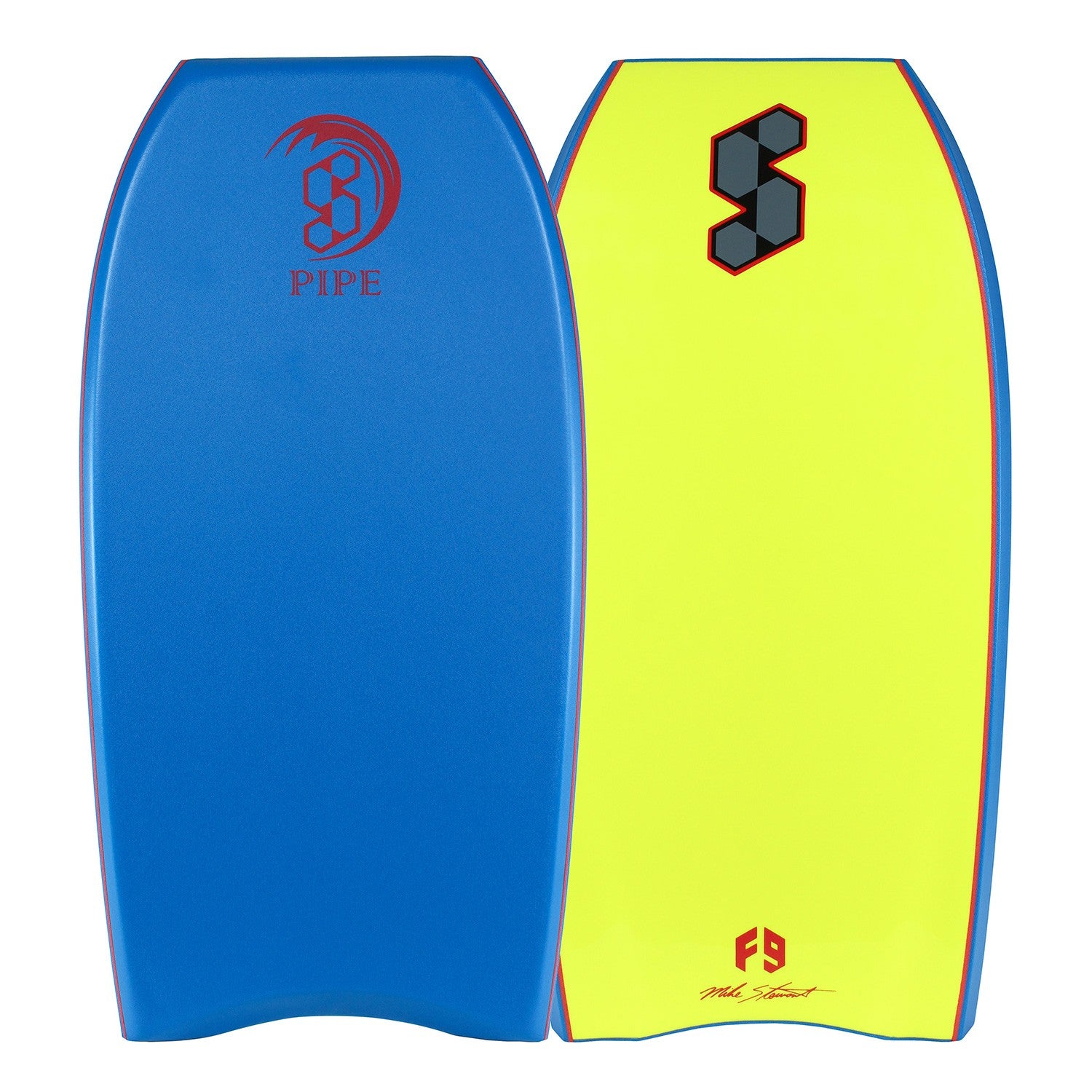 SCIENCE Bodyboard - Pipe Stringer (PE) - Royal Blue / Fuoro Yellow