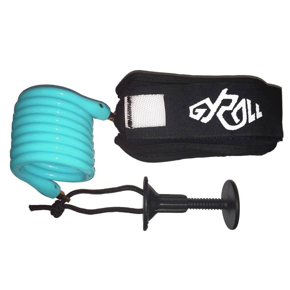 GYROLL - Leash biceps Bodyboard Variable Arm - Aqua