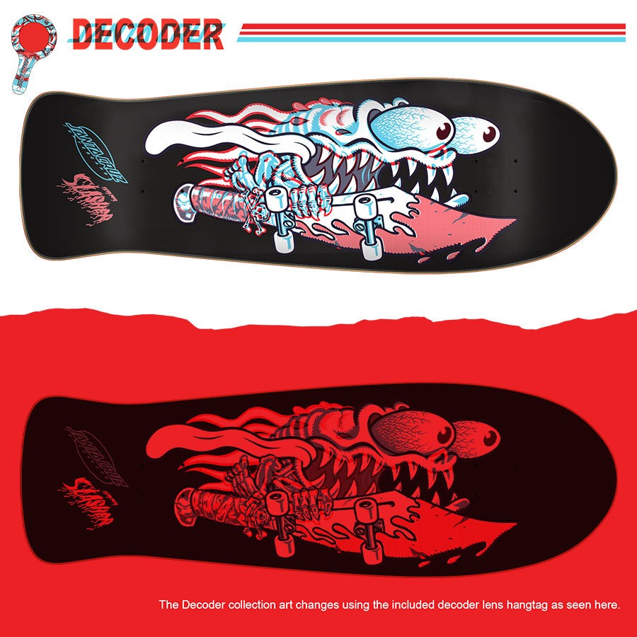 Santa Cruz - Slasher Decoder Reissue Deck 10x31 inch - Black
