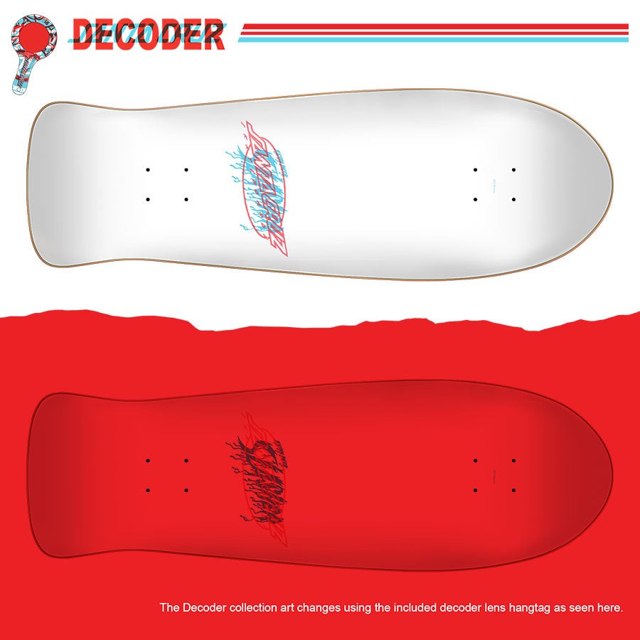 Santa Cruz - Slasher Decoder Reissue Deck 10x31 inch - Black