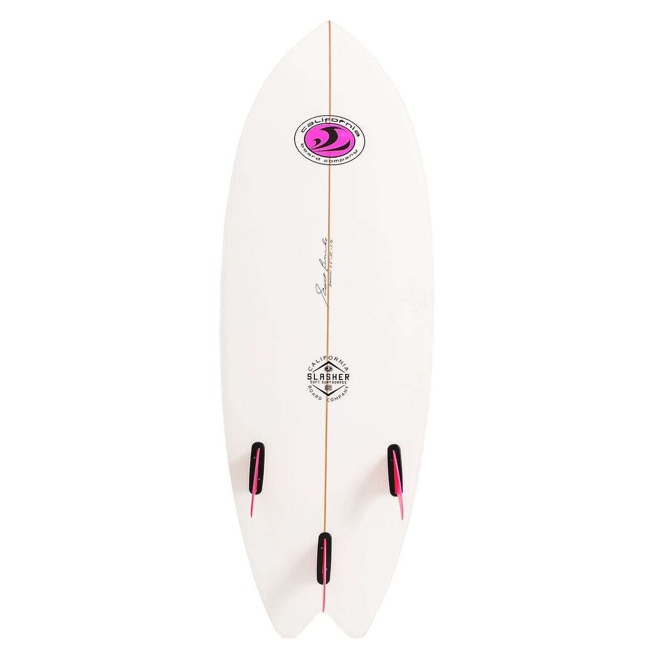 CBC - Foam surfboard -Softboard Slasher 5'2 Fish - White