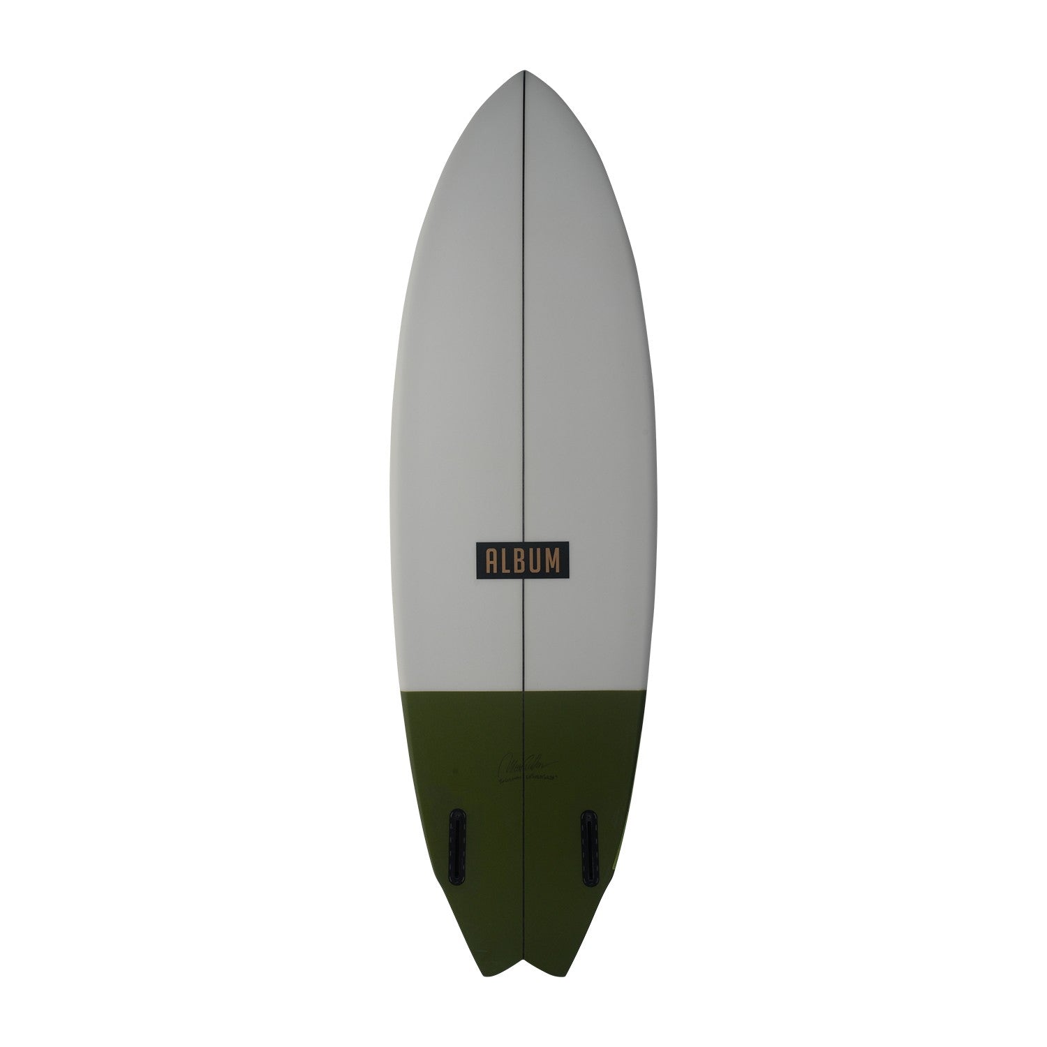 ALBUM Surfboards - Twinsman 5'8 (PU) - Army Green
