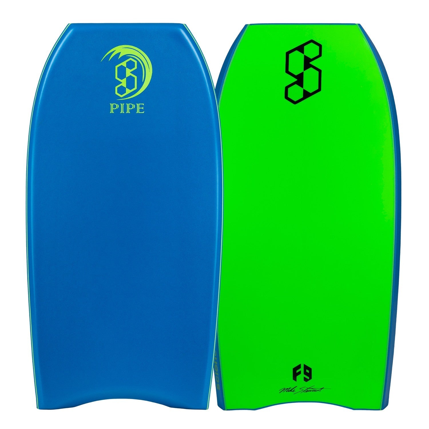 SCIENCE Bodyboard - Pipe Stringer (PE) - Royal Blue / Bright Green