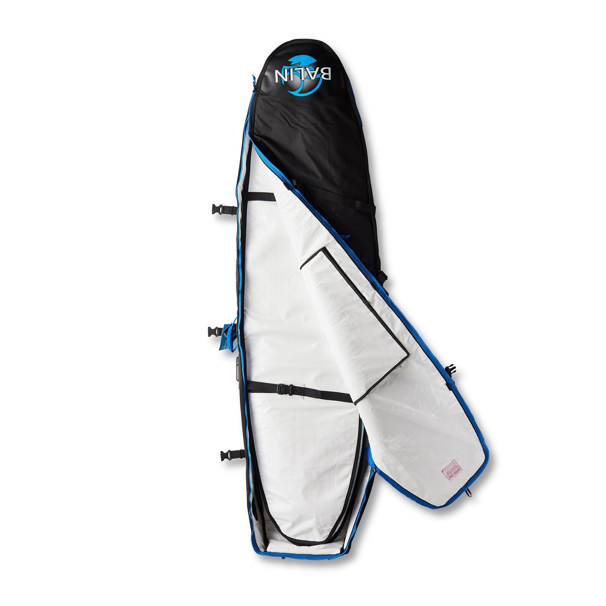 BALIN - Funda de viaje 1-3 tablas - Coffin Triple Wheeler 10mm - Negro / Azul