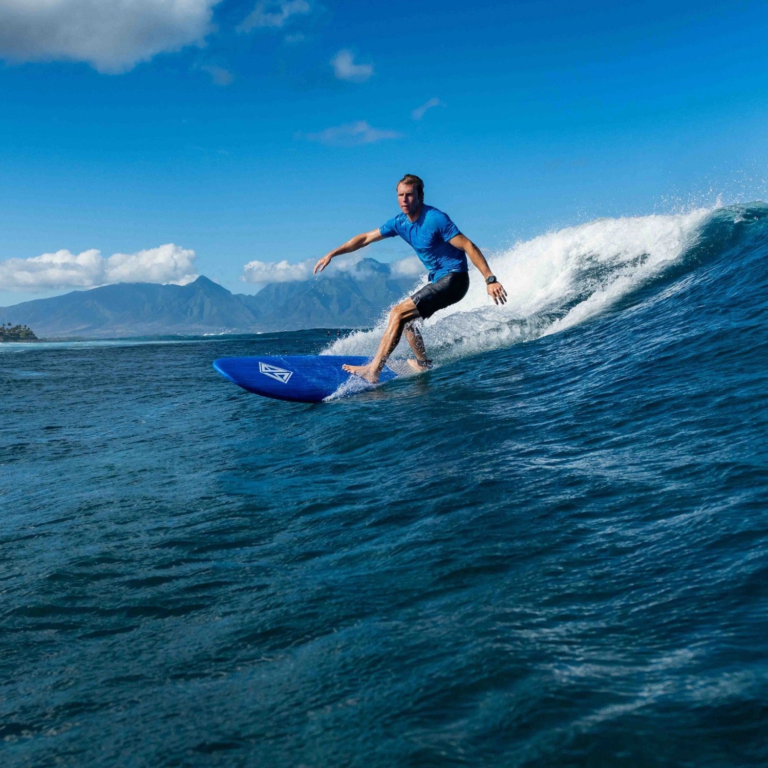 CBC - Planche de Surf en Mousse Scott Burke - Softboard 8'0 - Navy Blue