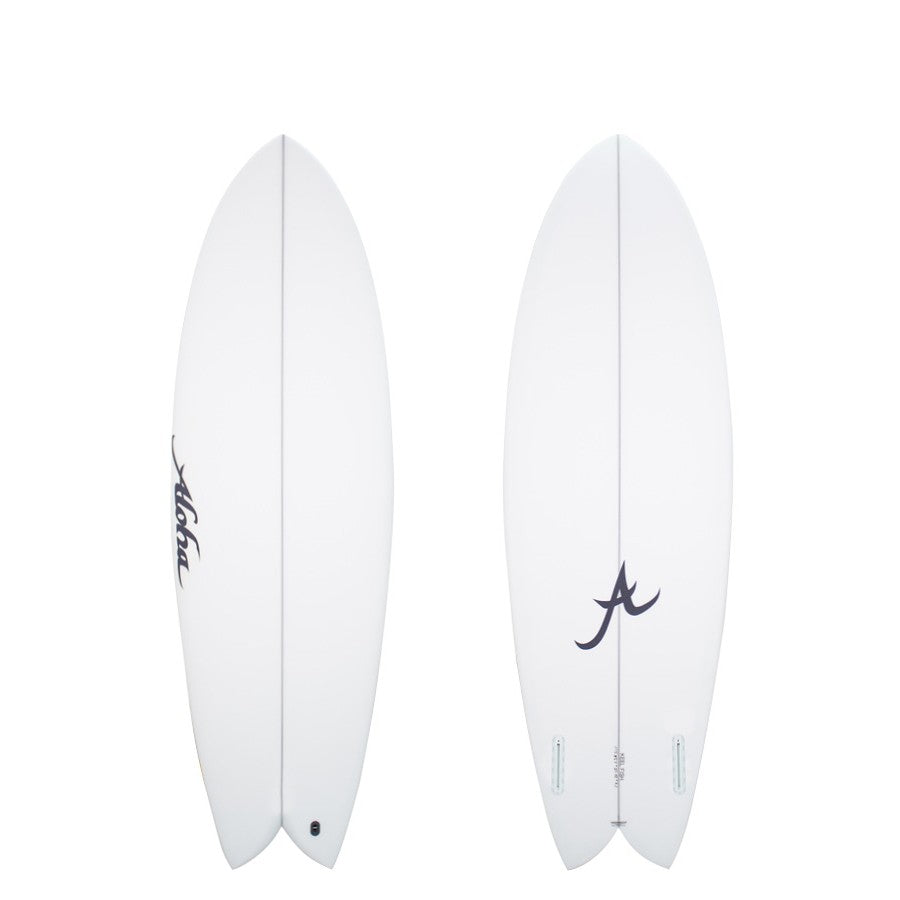 Aloha Surfboards - Keel Twin PU Clear - 5'8 - Futures