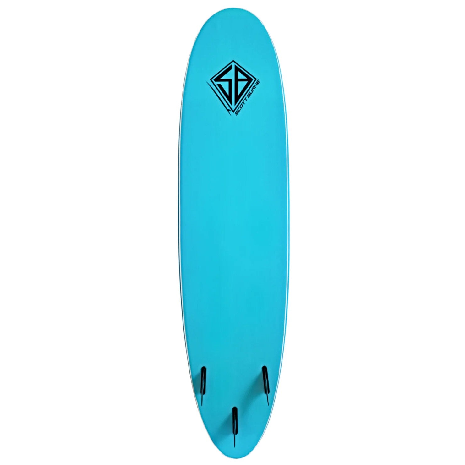 CBC - Tabla de surf de espuma - Softboard 7'6 Scott Burke - Azul claro
