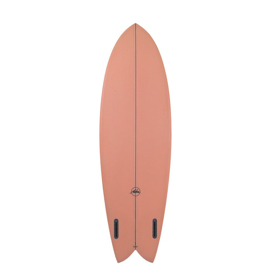 Aloha Surfboards - Keel Twin PU PVCP Coral - 5'8 - Futures