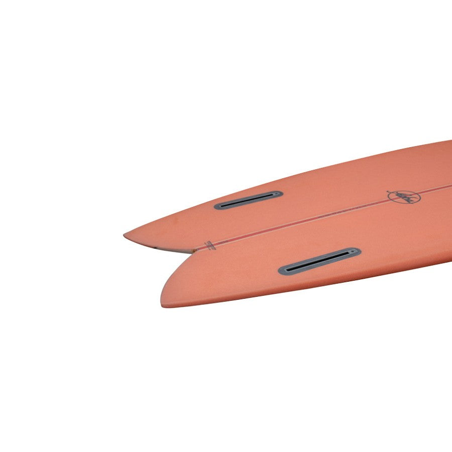 Aloha Surfboards - Keel Twin PU PVCP Coral - 5'8 - Futures