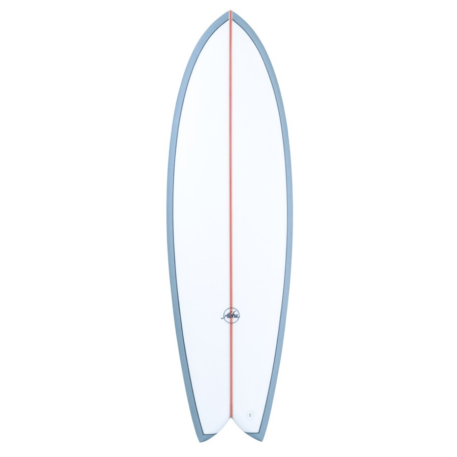 Aloha Surfboards - Keel Twin PU PVCP Blue - 6'0 - Futures