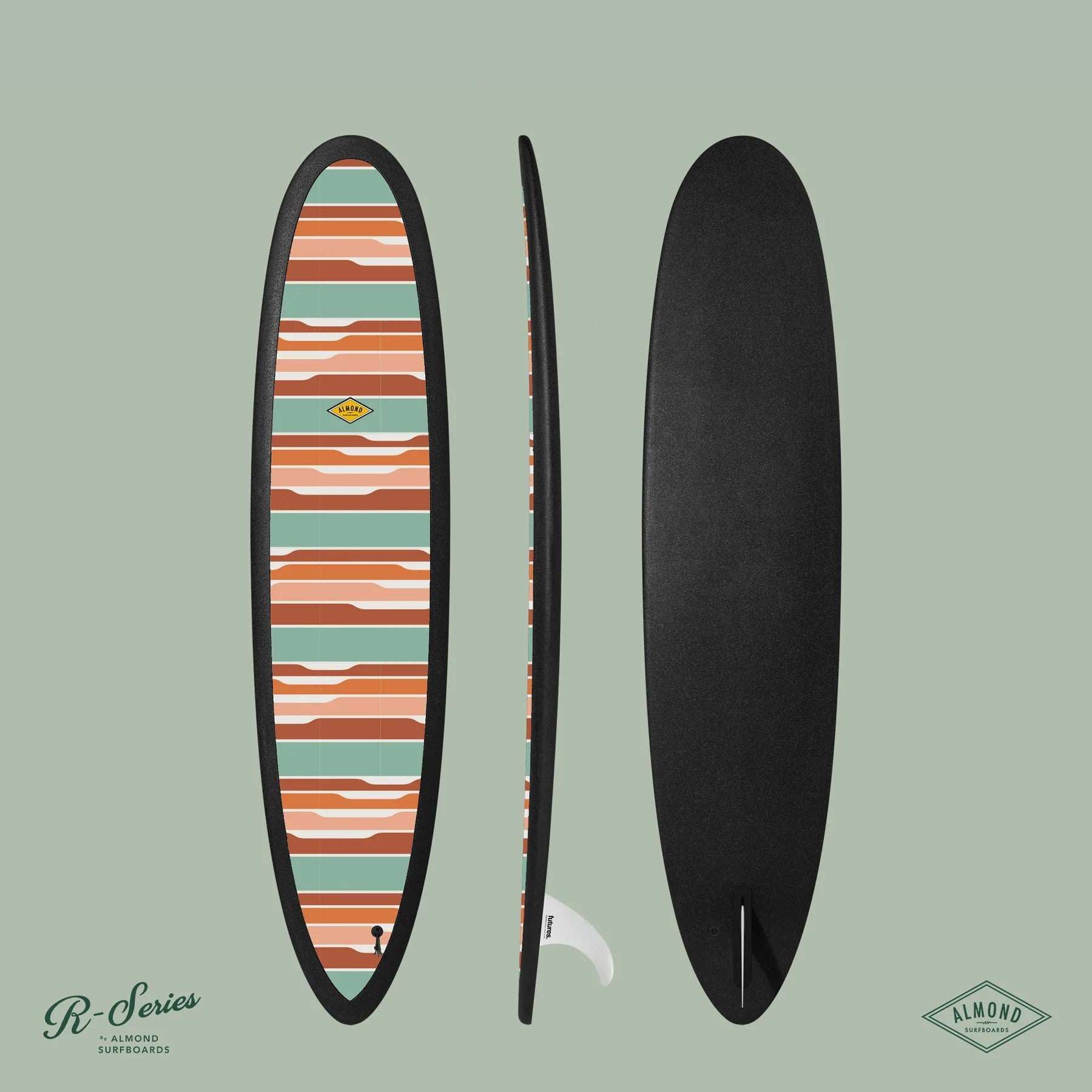 ALMOND Surfboards - R-Series Joy 8' - Peel