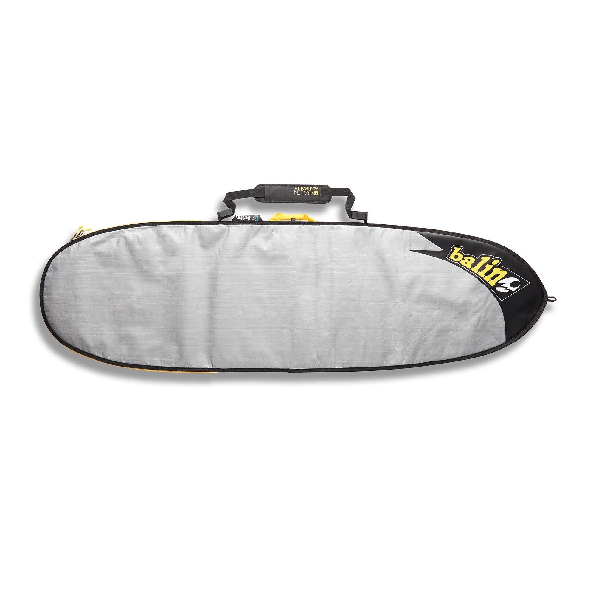 BALIN - Housse de surf 1 planche - UTE - Mini Malibu 5mm - Yellow