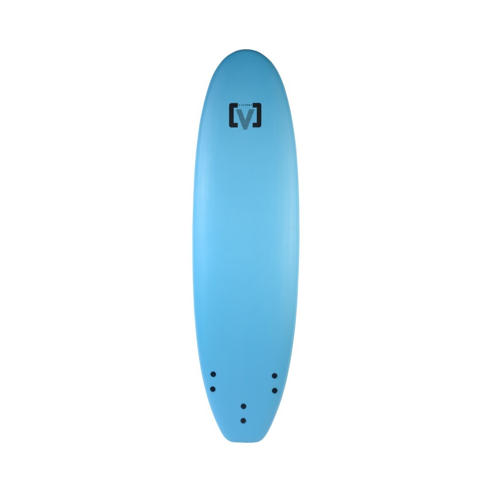 VICTORY - EPS Softboard - Planche de surf en Mousse - Malibu 7'6 - Sky Blue
