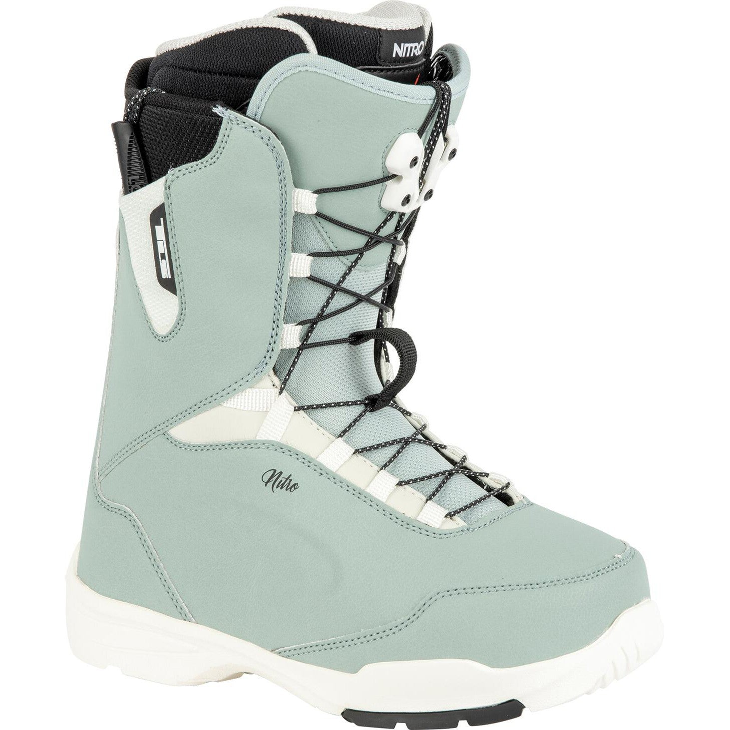Tablas de snowboard NITRO - Botas Scala TLS para mujer 2023 - Blanco hielo