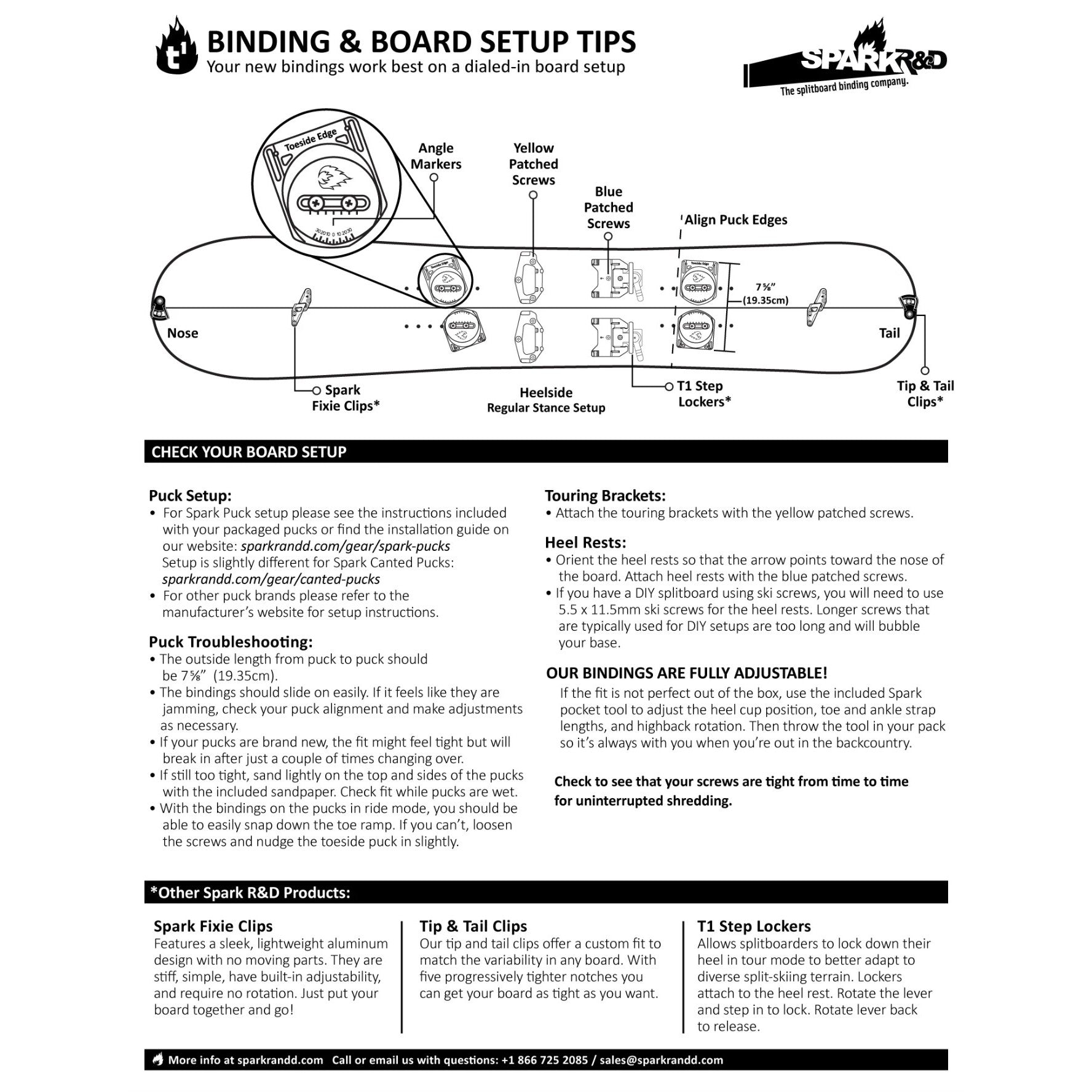 Spark - Surge ST Split Bindings 2023 - Red