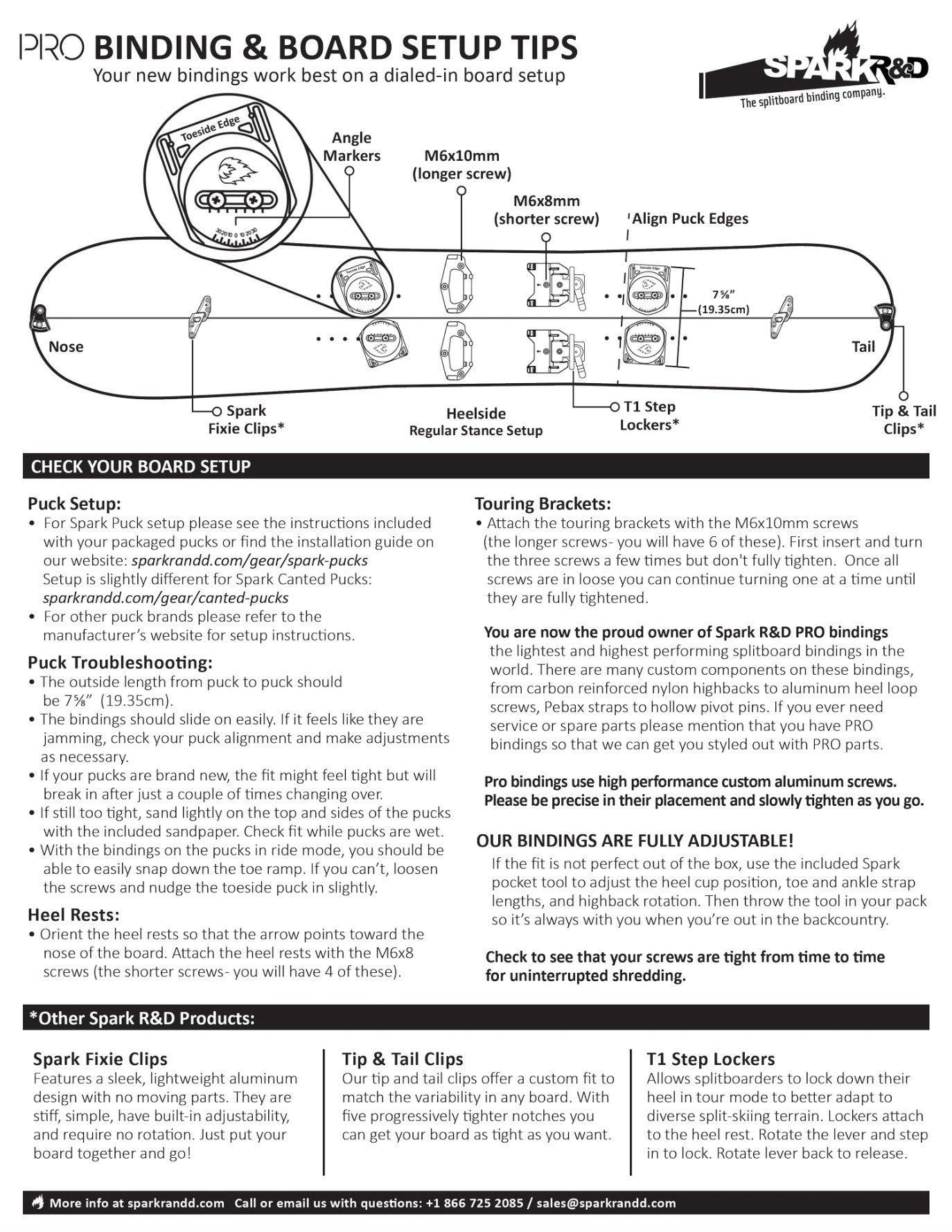 Spark - Arc ST PRO Split Bindings 2023 - Black
