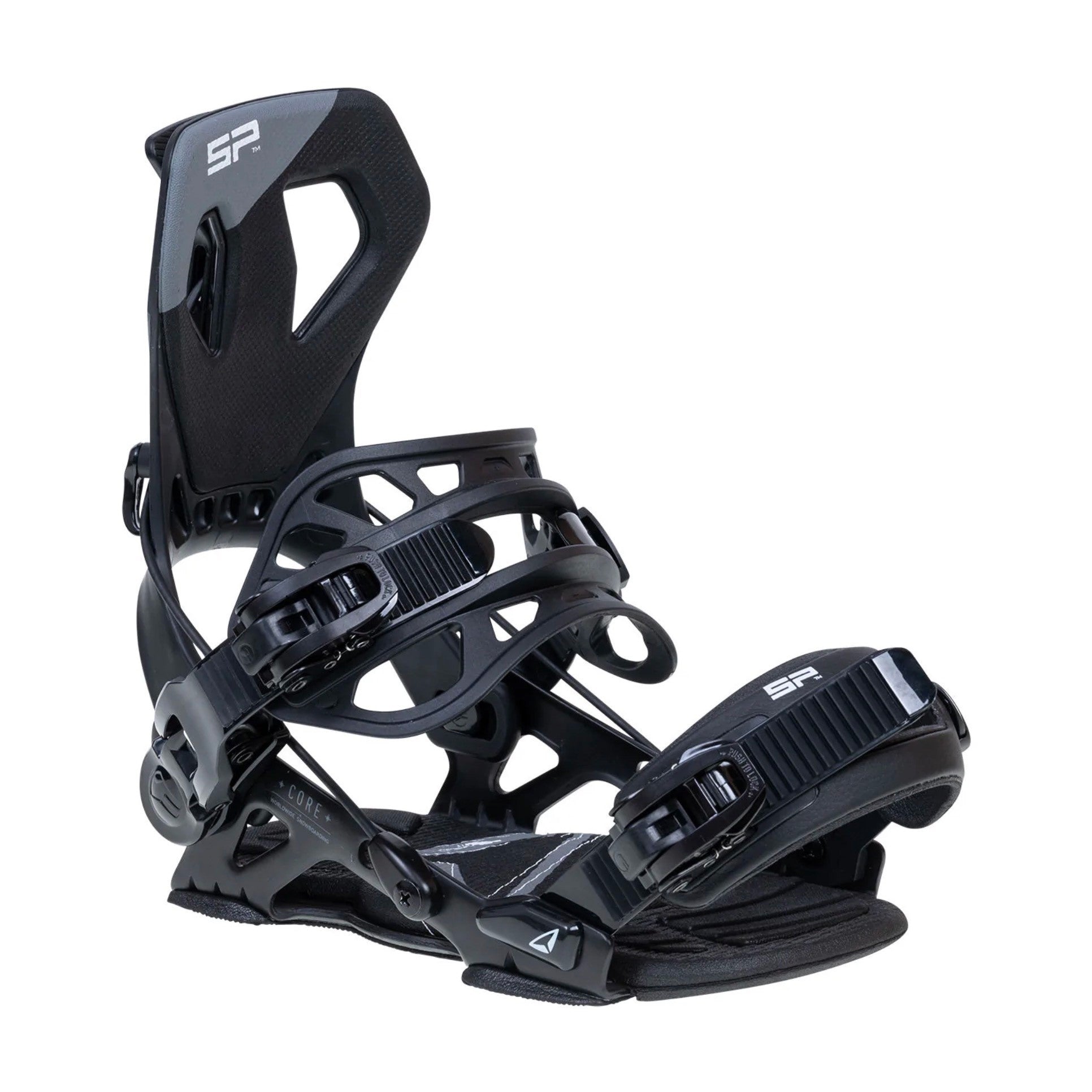 SP BINDINGS - Fixations Snowboard - Core 2024 (Multi entry) - Black