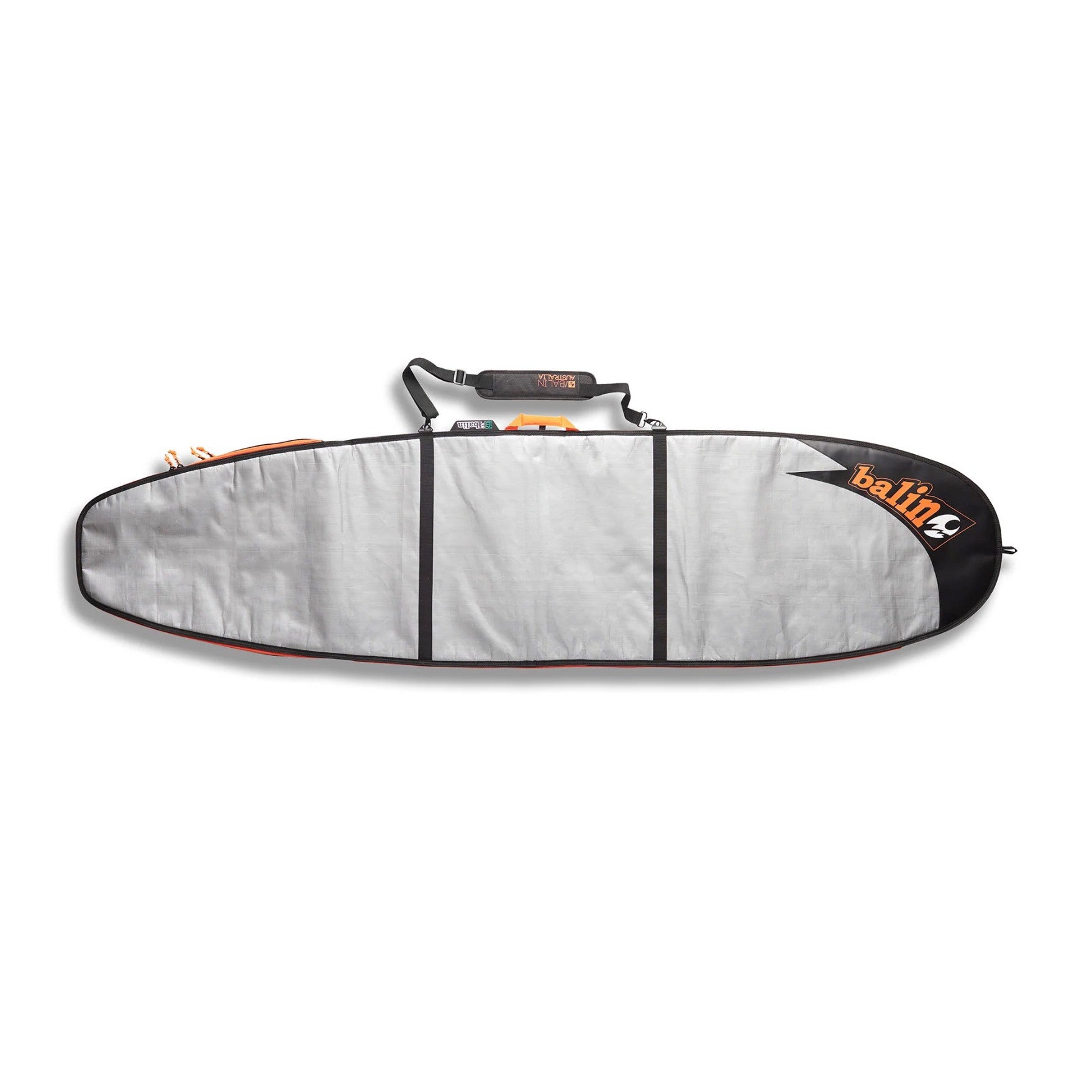 BALIN - Funda de viaje 1 tabla - UTE - Longboard 5mm - Naranja
