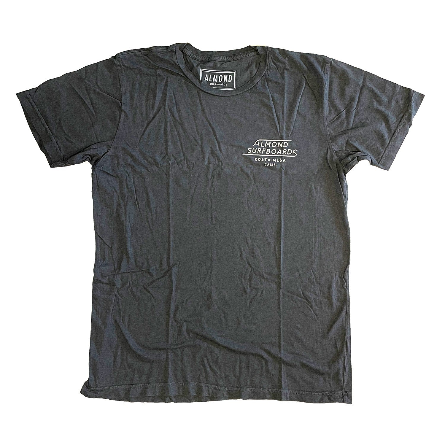 ALMOND Surfboards - Mesa Tee - Washed Black