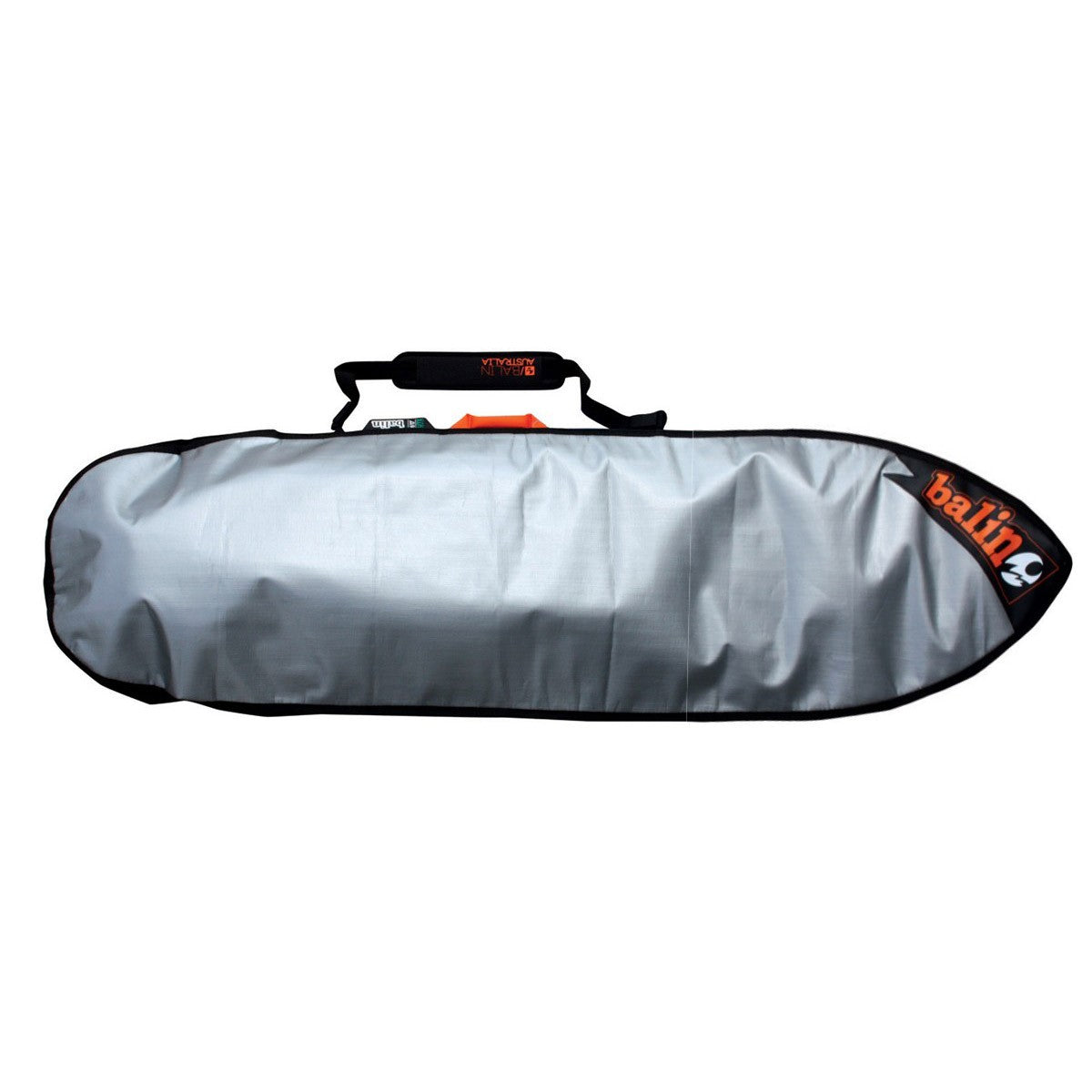 BALIN - Funda para tabla de surf 1 tabla - UTE Big Boy - Fish / Hybrid 5mm - Naranja