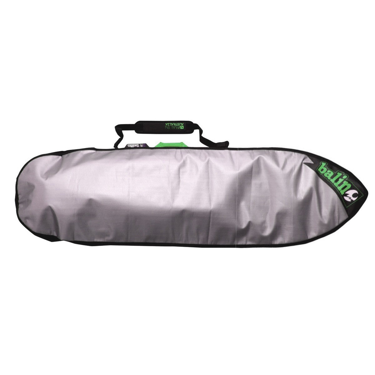 BALIN - Funda para tabla de surf 1 tabla - UTE Big Boy - Fish / Hybrid 5mm - Verde