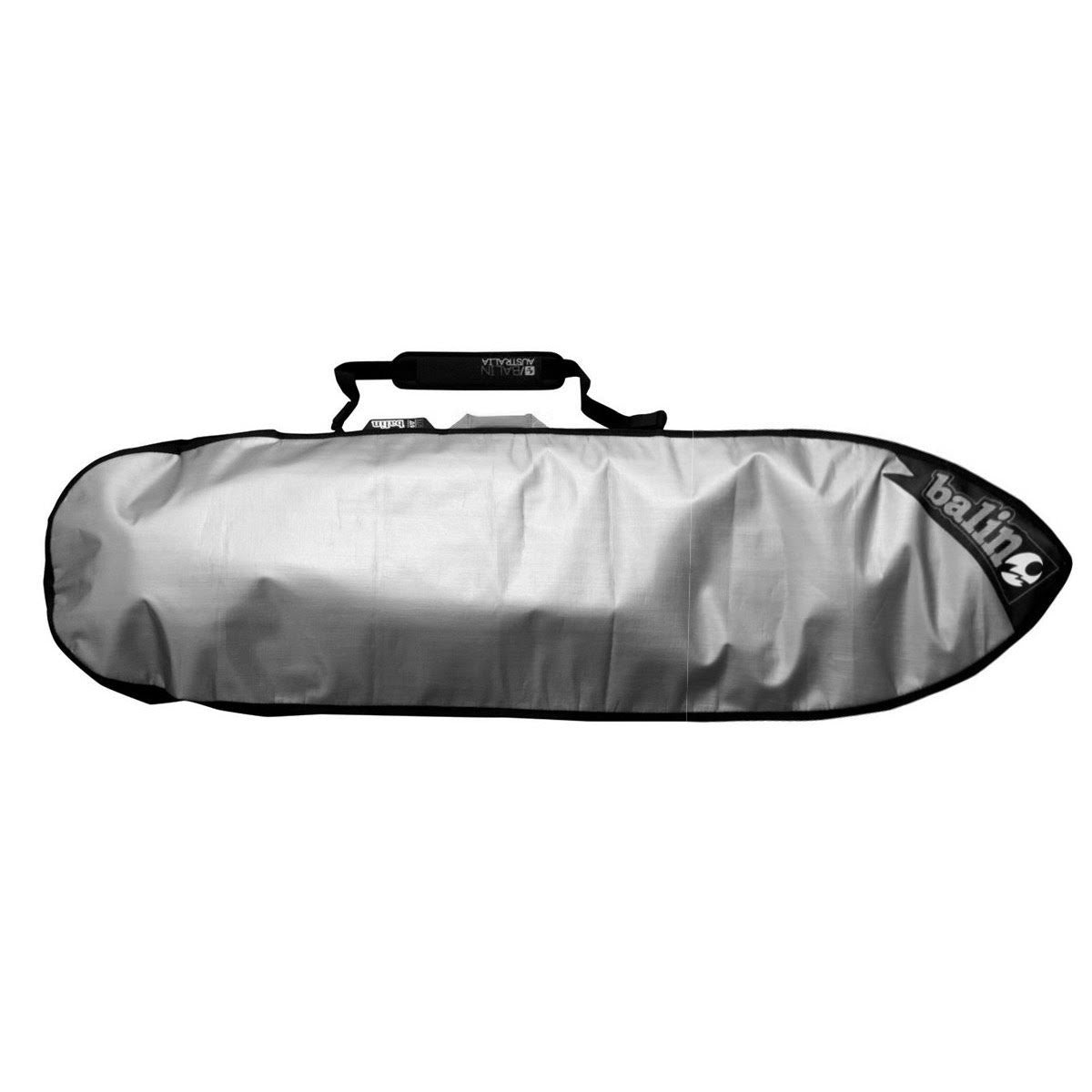 BALIN - Funda para tabla de surf 1 tabla - UTE Big Boy - Fish / Hybrid 5mm - Gris